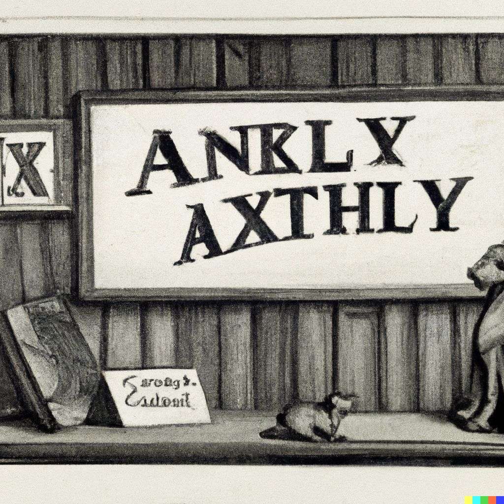 a representation of anxiety, Currier & Ives print